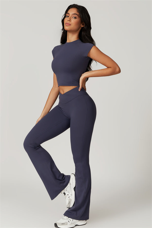 The Sophia T-shirt Flares 2-Piece Set