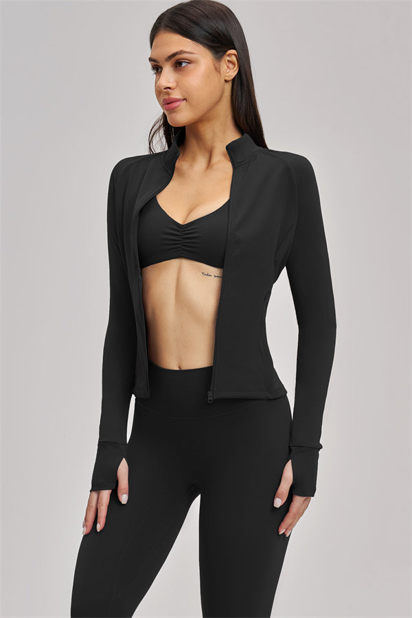 The Swoon Jacket Sports Bra Leggings 3-Piece Set