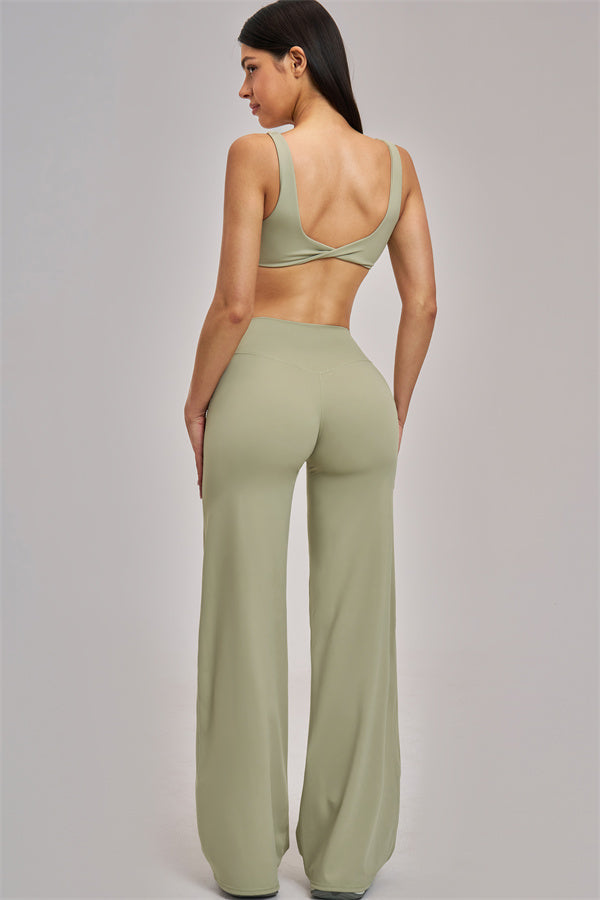 The Swoon Sports Bra Flared Leggings 2-Piece Set