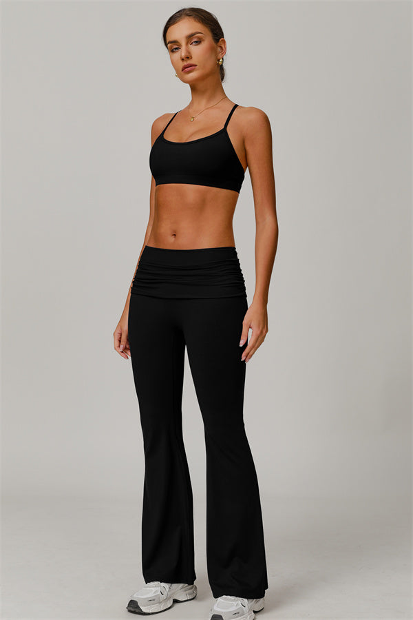 The Juno Star Sports Bra Flared Leggings 2-Piece Set