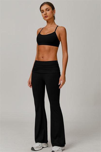 The Juno Star Sports Bra Flared Leggings 2-Piece Set