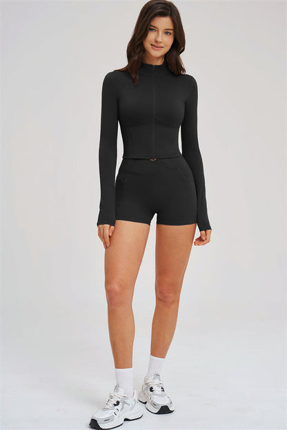 The Sizzle Zip Jacket Shorts 2-Piece Set