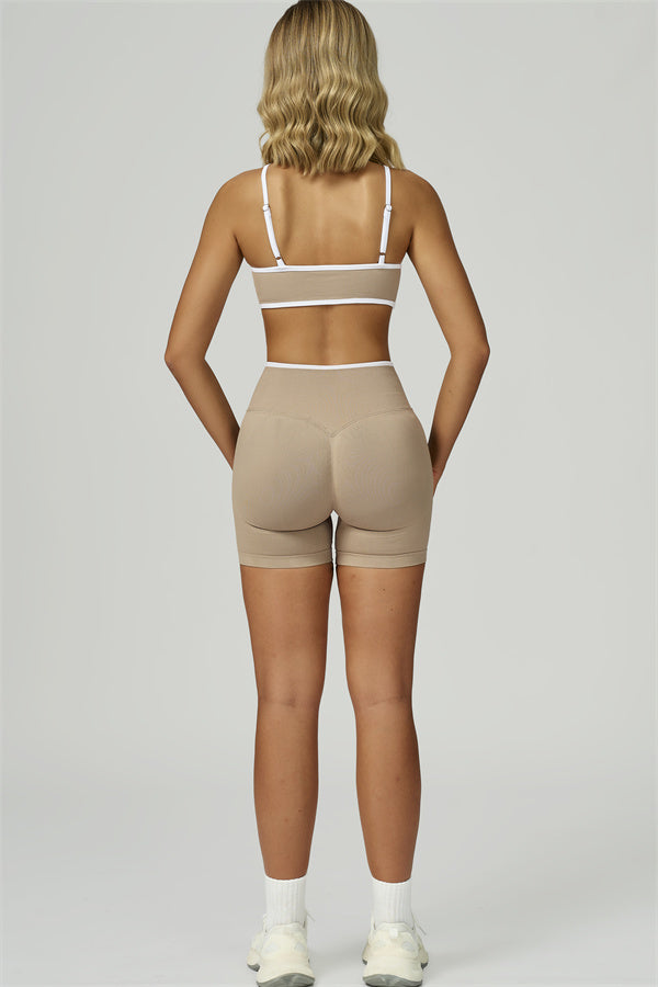The Prime Line Sports Bra Shorts 2-Piece Set
