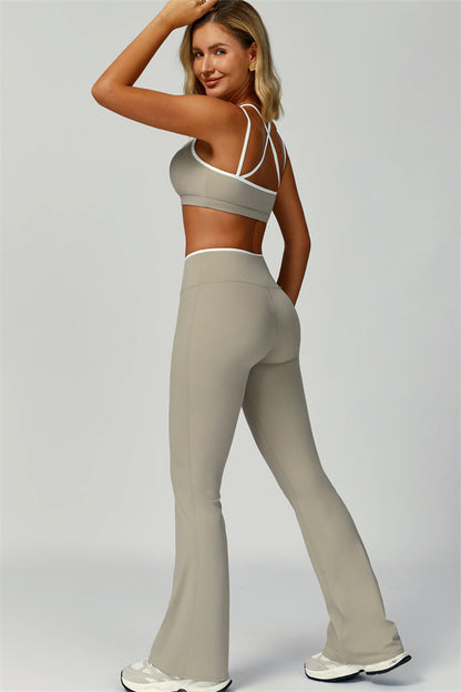 The Quest Sports Bra Flared Leggings 2-Piece Set