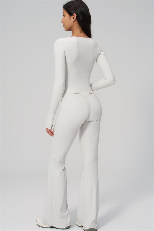 The Rapture Long Sleeve T-shirt Flared Leggings 2-Piece Set