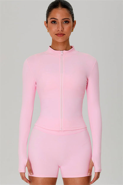The Jewel Zip Jacket Shorts 2-Piece Set