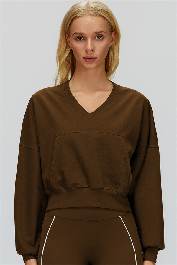 The Whisper V-Neck Hoodie