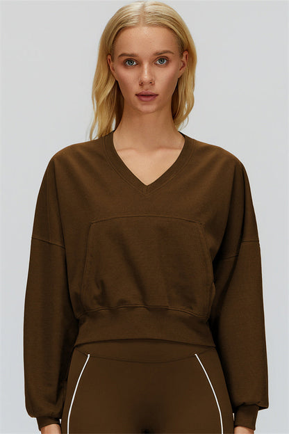 The Whisper V-Neck Hoodie