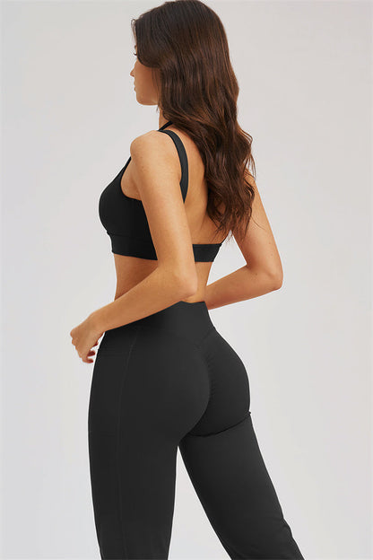 The Sizzle Sports Bra Flared Leggings 2-Piece Set