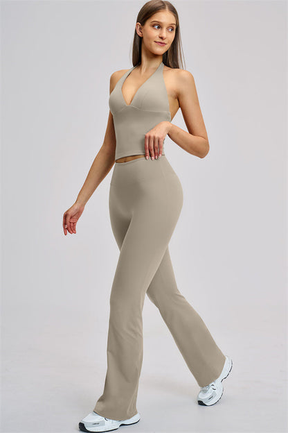 The Zestful Tank Top Flared Leggings 2-Piece Set