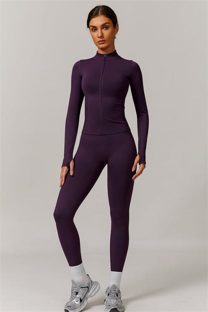 The Nova Luxe Jacket Sports Bra Leggings 3-Piece Set