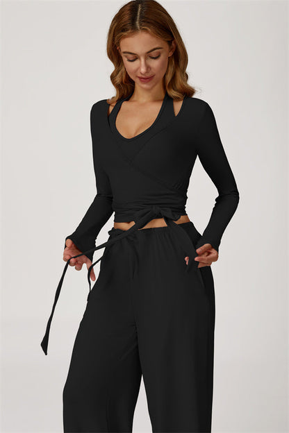 The Sprint Long Sleeve Crop Top