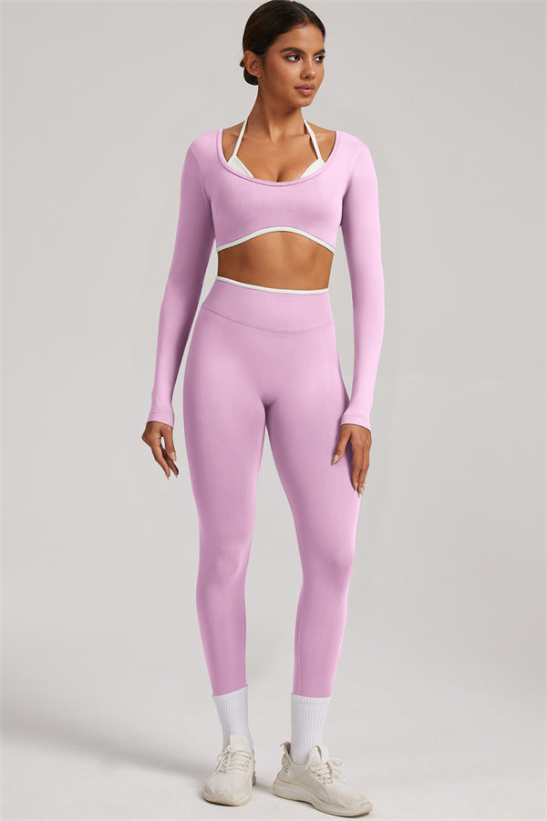 The Elevate New Long Sleeve Crop top