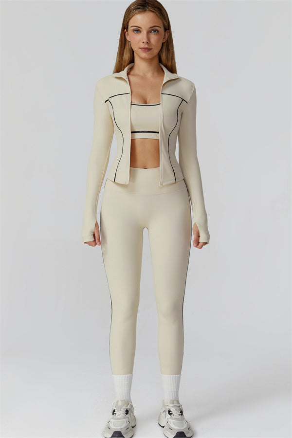 The Venus Zip Top Leggings 2-Piece Set