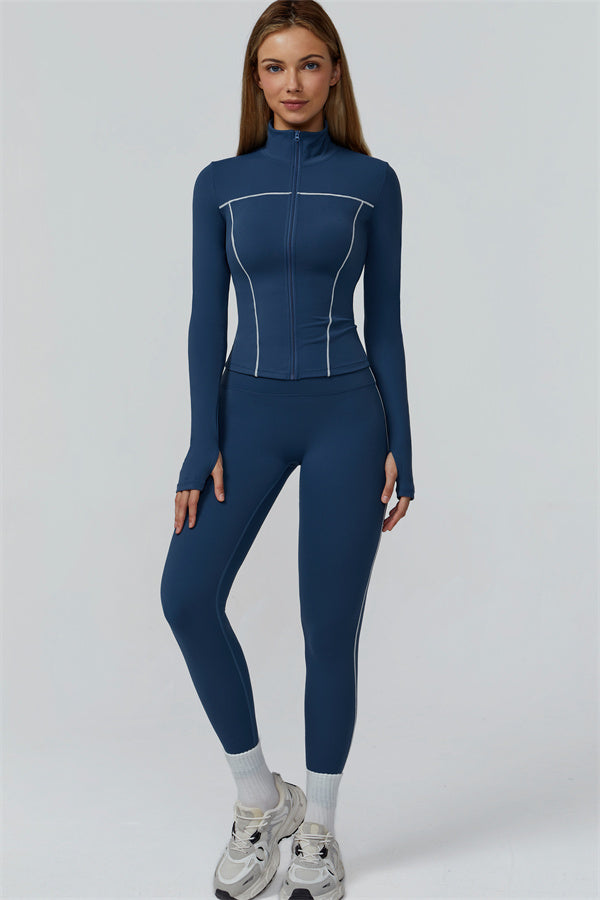 The Venus Zip Top Leggings 2-Piece Set