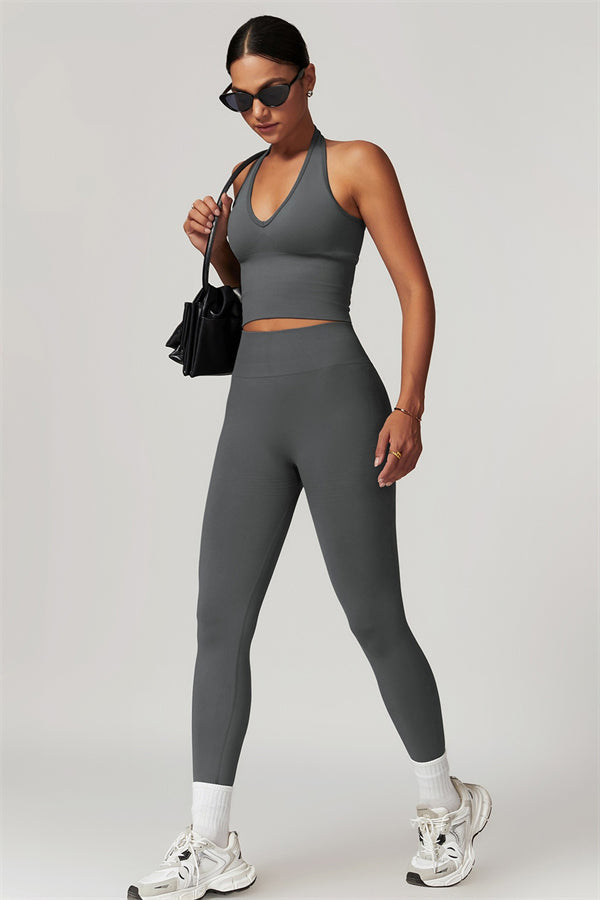 The Delight Halter Top Leggings 2-Piece Set