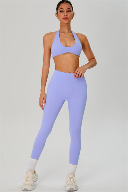 The Solid Sports Bra Leggings 2-Piece Set