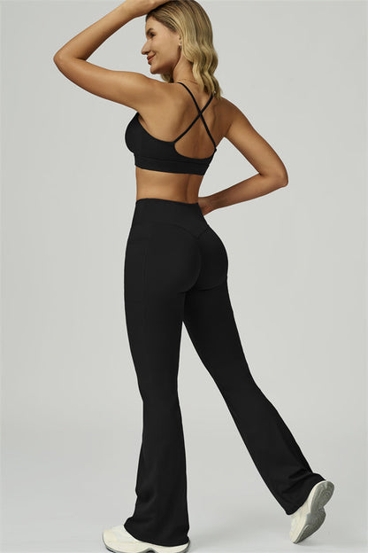 The Flourish Sports Bra Flared Leggings 2-Piece Set
