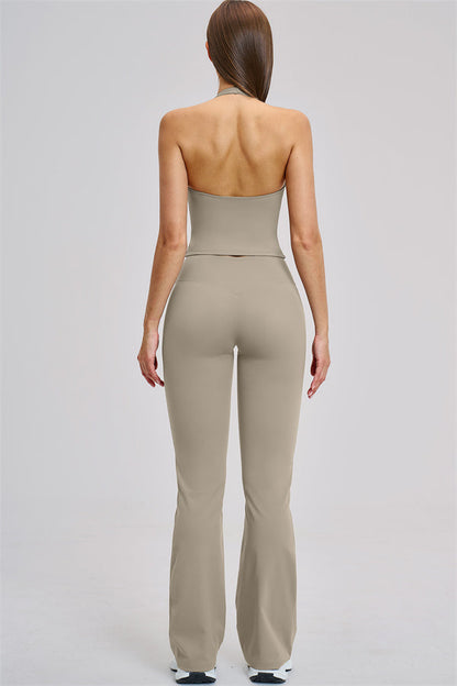 The Zestful Tank Top Flared Leggings 2-Piece Set