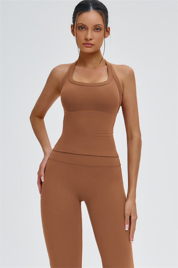 The Slate Y-Back Top