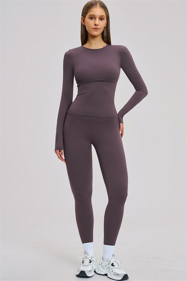 The Dynamic Long Sleeve T-shirt Leggings 2-Piece Set