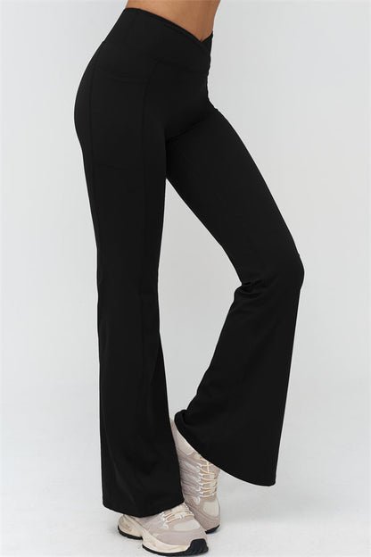 The BoldFit Crop Top Flared Leggings 2-Piece Set