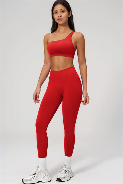 The Empower One-Shoulder Sports Bra Leggings 2-Piece Set