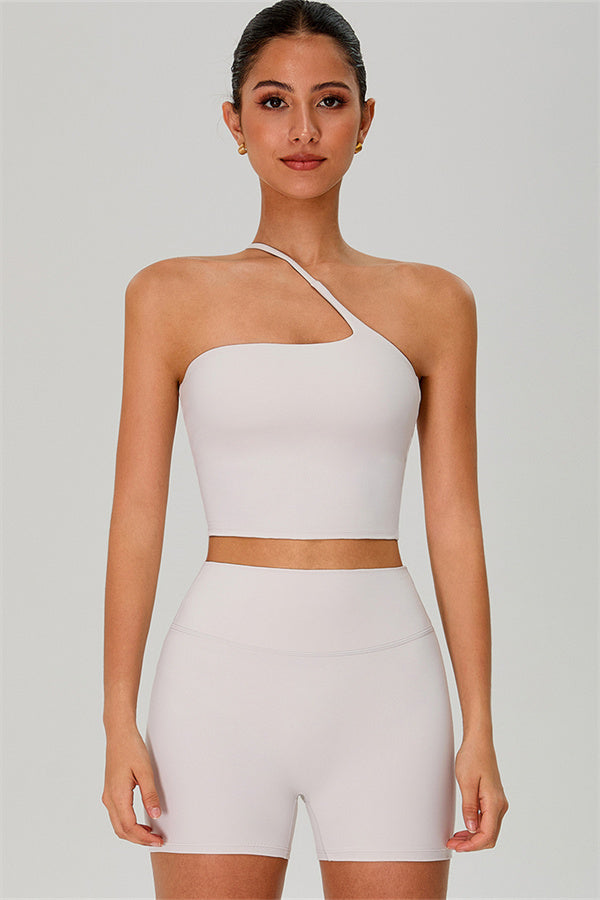 The Jewel One-Shoulder Crop Top