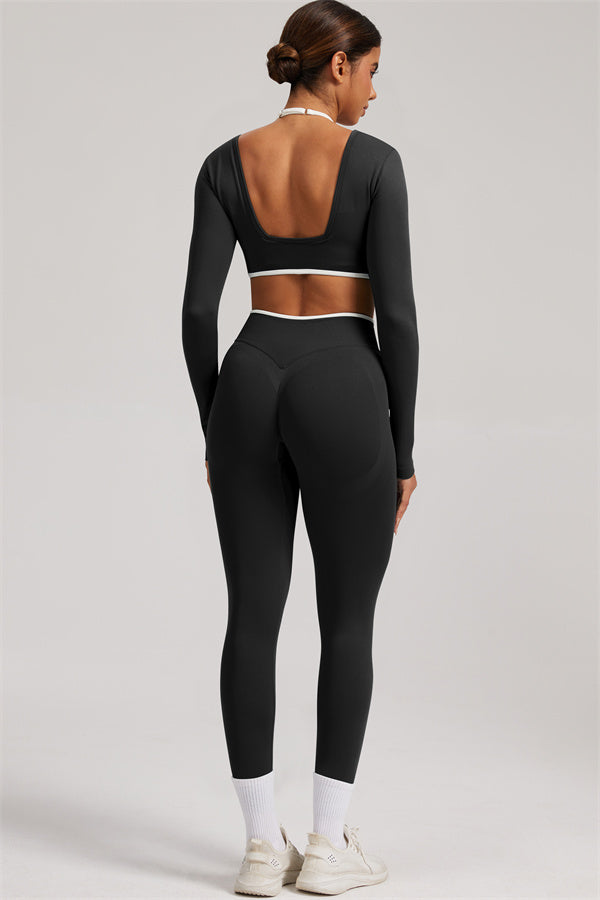 The Elevate New Long Sleeve Crop top