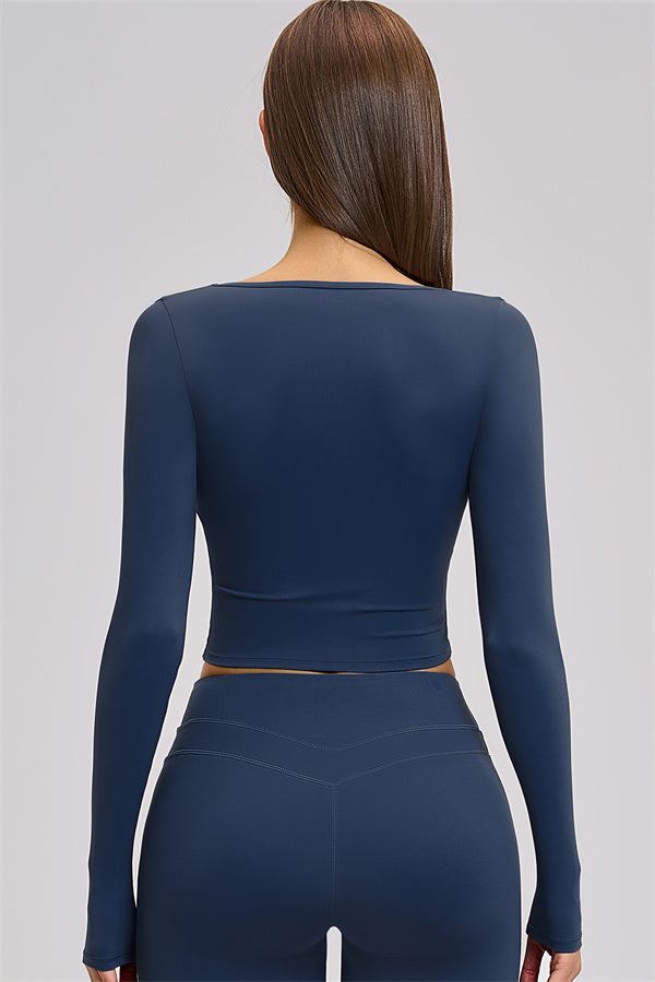 The Stride Long Sleeve T-shirt Flared Leggings 2-Piece Set