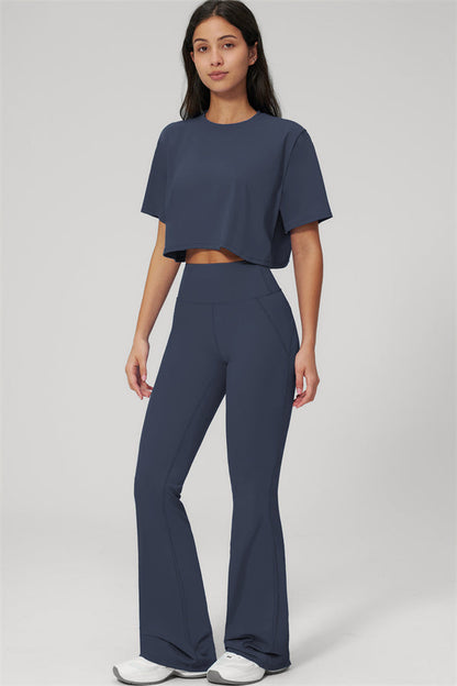 The Bold T-shirt Flared Leggings 2-Piece Set