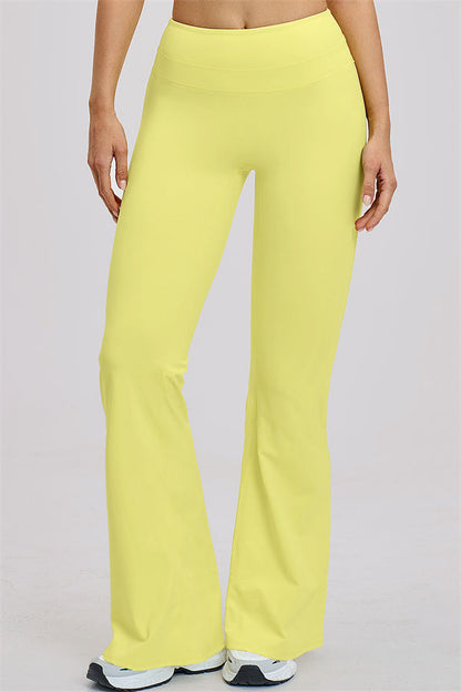 The Stride Crop Top Flared Leggings 2-Piece Set