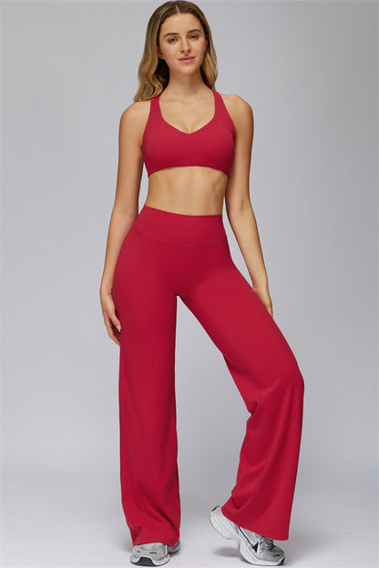 The FlexCore Sports Bra Flared Leggings 2-Piece Set