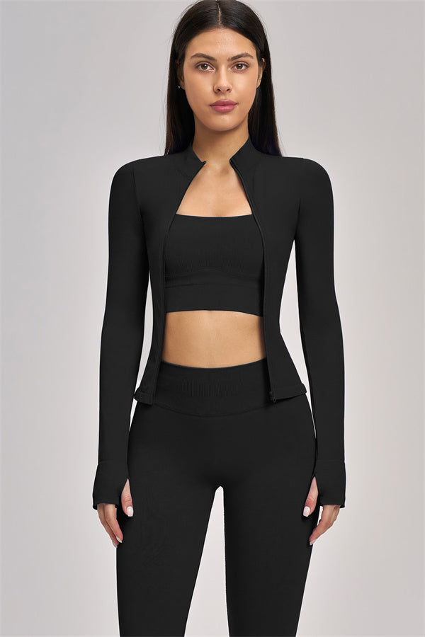 The Vision Jacket Sports Bra Leggings 3-Piece Set
