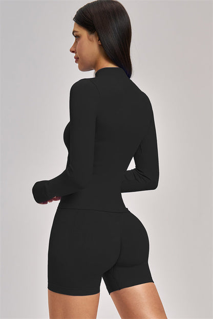 The Vision Jacket Sports Bra Shorts 3-Piece Set