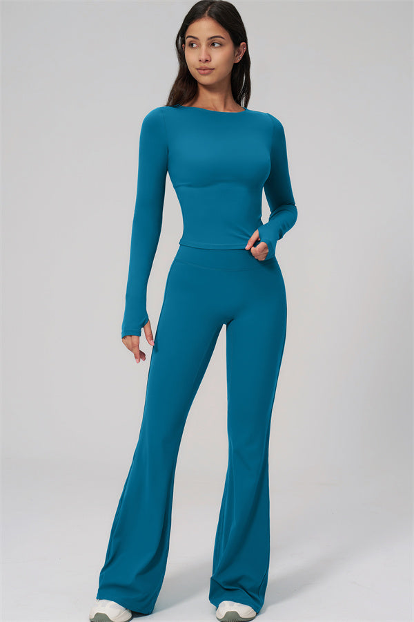 The Rapture Long Sleeve T-shirt Flared Leggings 2-Piece Set