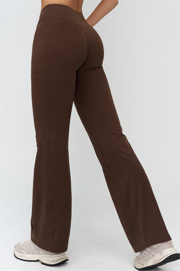 The BoldFit Crop Top Flared Leggings 2-Piece Set