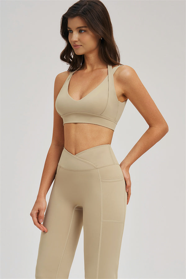 The Sizzle Sports Bra Flared Leggings 2-Piece Set
