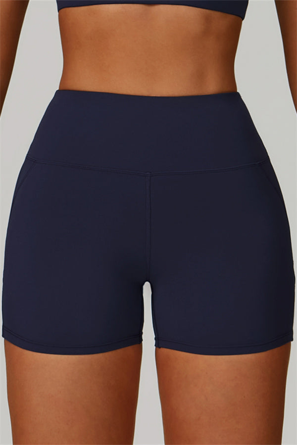 The Bold Cross Back Sports Bra Shorts 2-Piece Set