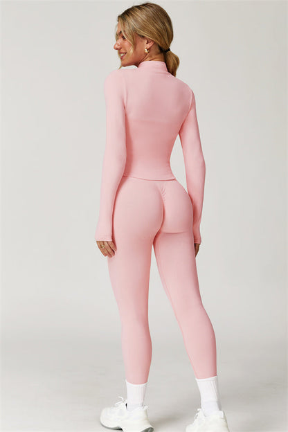 The Delight Jacket Sports Bra Leggings 3-Piece Set