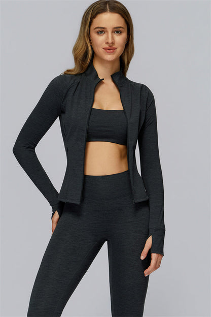 The Radiance Jacket Sports Bra Leggings 3-Piece Set