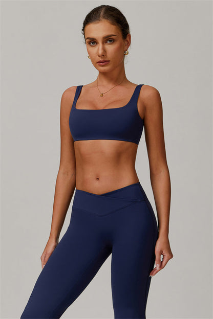 The Halo Sports Bra Flared Leggings 2-Piece Set