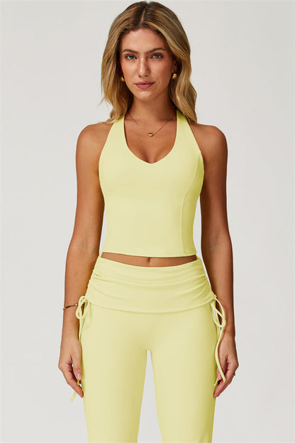 The Echo Tank Top Flared Leggings 2-Piece Set