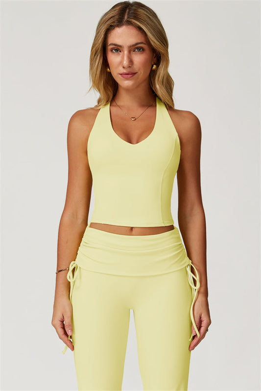 The Echo Tank Top Flared Leggings 2-Piece Set