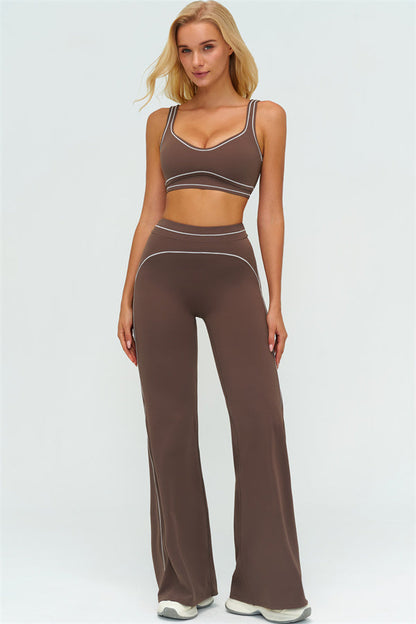 The Amara Sports Bra Flared Leggings 2-Piece Set