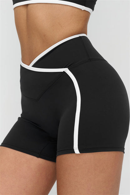 The Crave Contrast Sports Bra Shorts 2-Piece Set