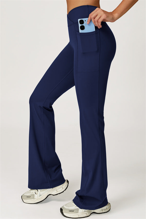 The Glacier Crop Tank Flared Leggings 2-Piece Set