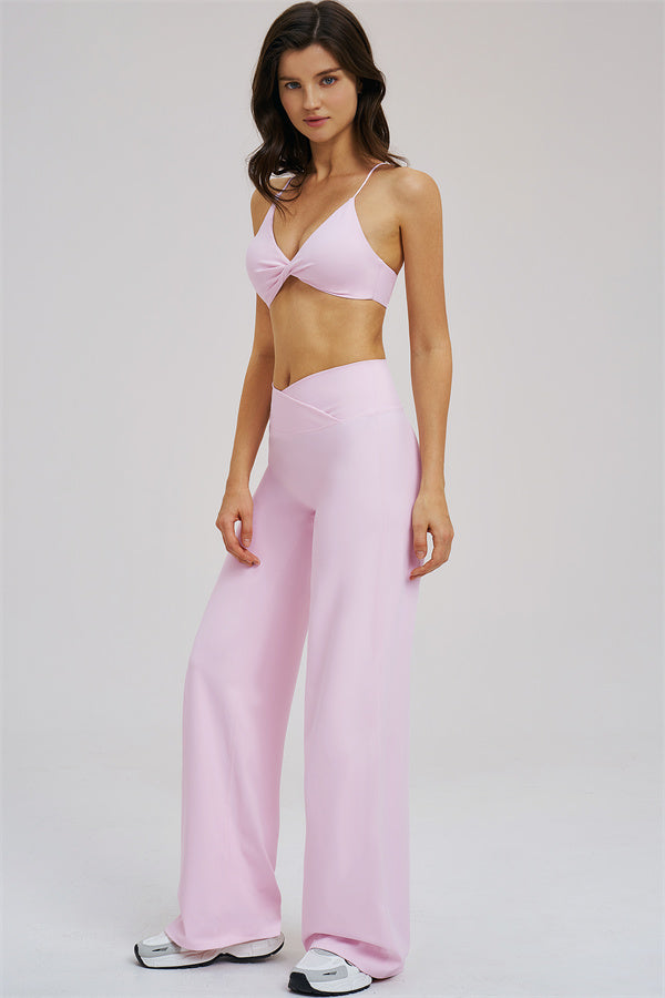 The Mosaic Sports Bra Straight Leg Pants 2-Piece Set