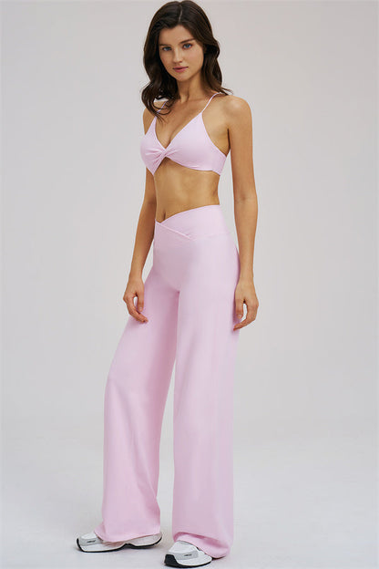 The Mosaic Sports Bra Straight Leg Pants 2-Piece Set