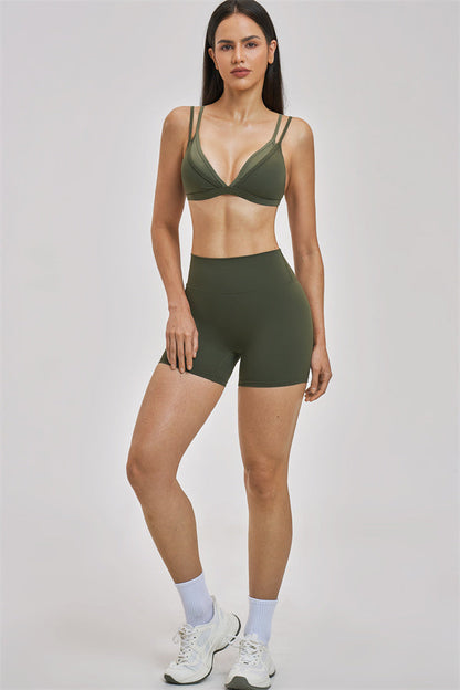 The Seraphine Layered V Sports Bra